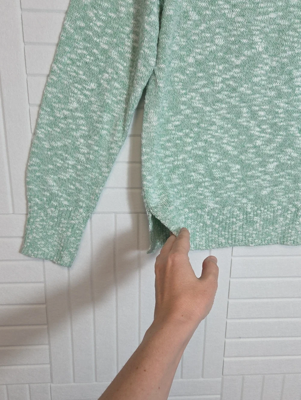 J. Crew Heather Green Sweater Size S